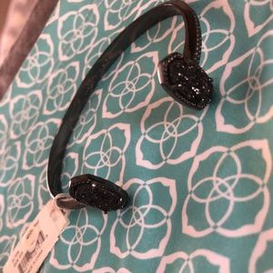 Elton black druzy Kendra Scott bracelet.